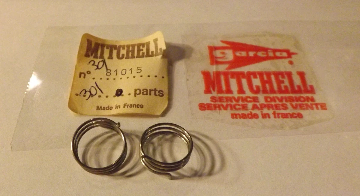 Lot De 3 Ressorts D'anode Pour Moulinet Mitchell 306A Et Pro 406, Pièces D'origine France