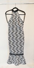  PRETTYLITTLETHING CROCHET MIDI DRESS SZ 6 