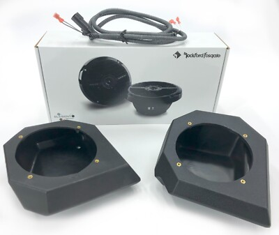 #ad RockFord Fosgate 6.5quot; BLACK SPEAKER KIT RM0652B $257.25