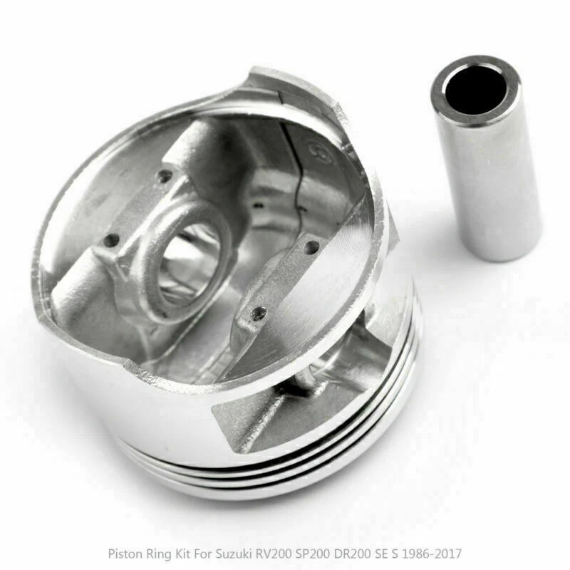 Kit de pistón STD 66mm 12111-42A20-0F0 para Suzuki DR200 SE RV200 SP200 86-91/17 UE Foto 3 de 4