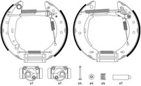 Hella 8DB 355 022-681 Bremsbackensatz FüR Renault
