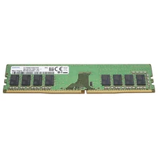 Samsung 8GB 2666MHz DDR4 Non-ECC UDIMM PC4-21300 288Pin 1.2V 1Rx8 Desktop Memory