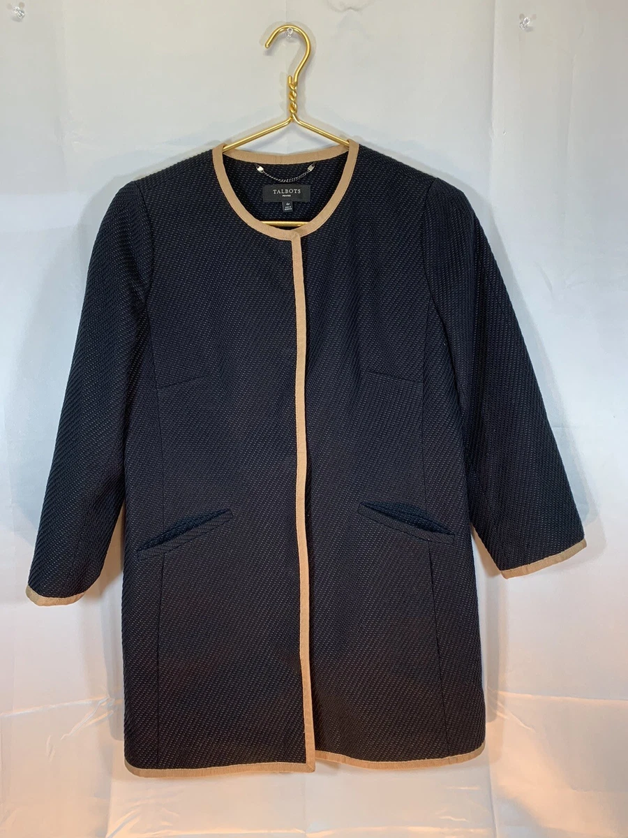 Very Elegant Talbots Women's Size 4 Petite Jacket Made In Indonesia