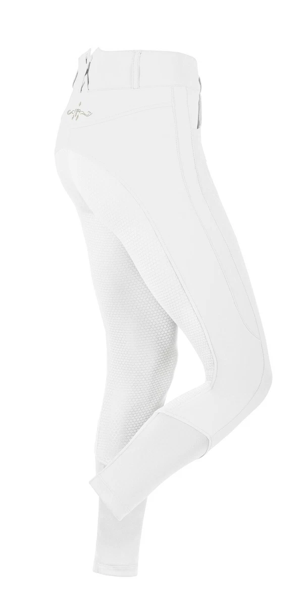 Fair Play Reithose Turnierreithose Vollbesatz Liviana weiss Gr. 38 NEU