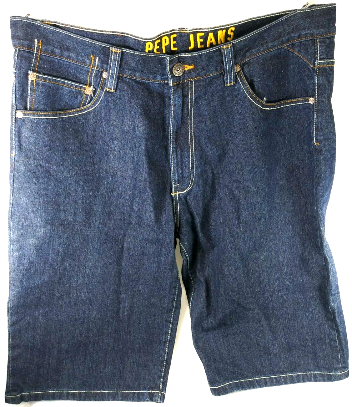 Pepe Jeans Mens Sz 36 Shorts Cotton Denim Dark 11" Inseam eBay