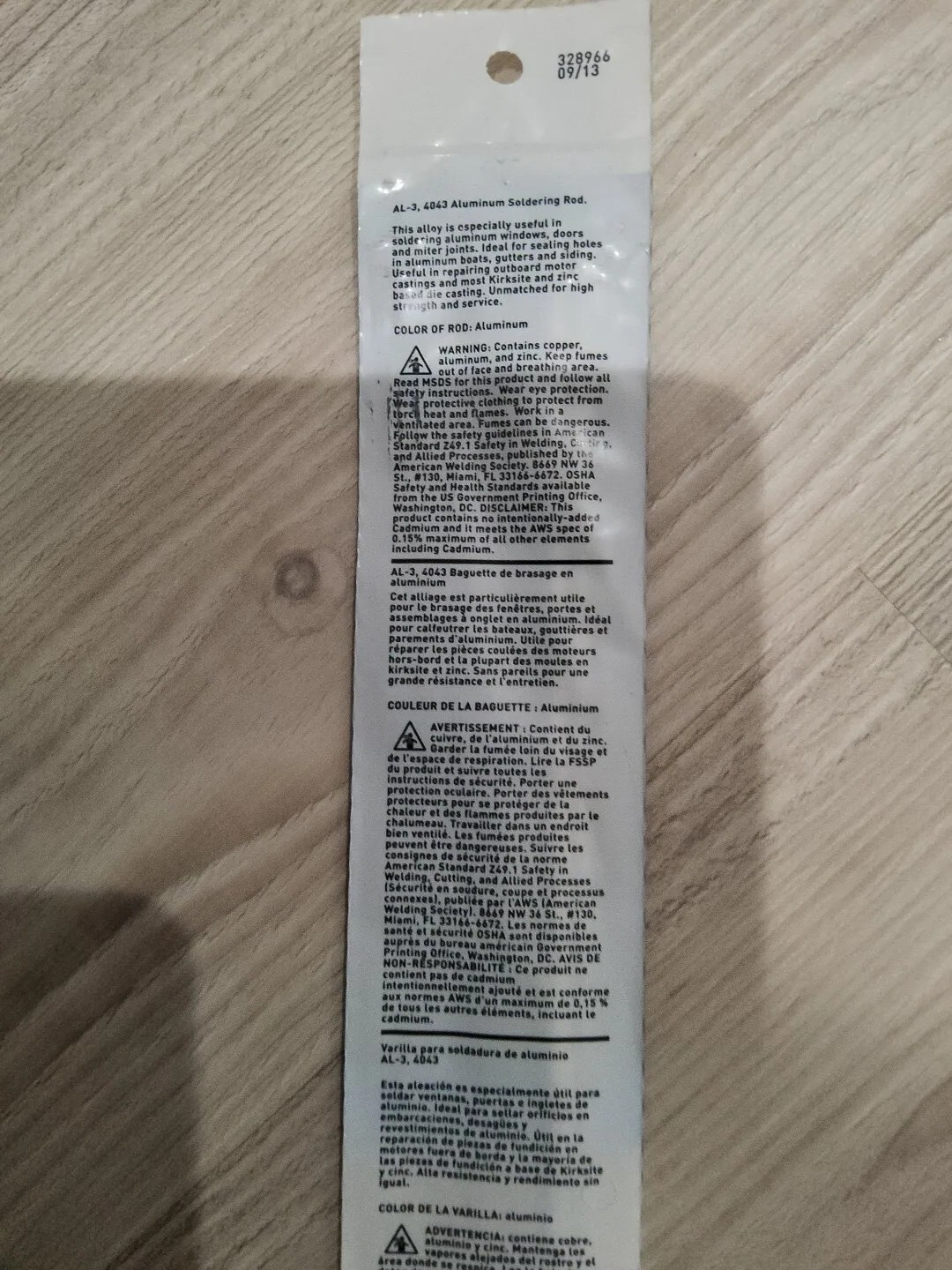 Bernzomatic Aluminum Welding and Brazing Rod (2Pack) AL3 Bernzomatic