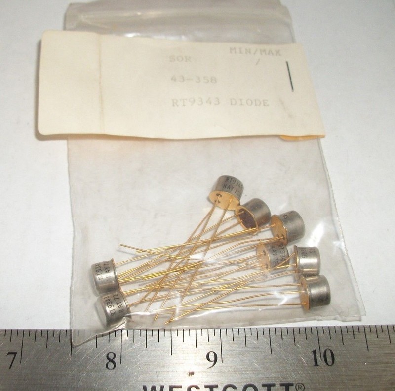  LOT OF HP/TEKTRONIX RT9343 TRANSISTORS/DIODE A