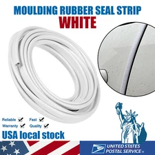 2Pcs 6M U-Shape Car Door Guard Molding Trim Rubber Edge Strip Seal Protector