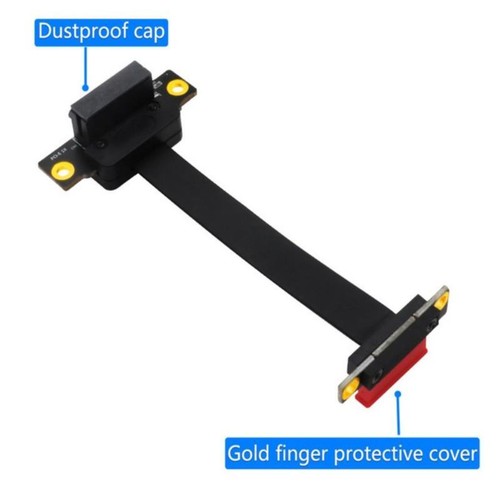 Extender Ribbon Adapter Extension Cable PCI-E 1X Slot Extension Riser C=s= - Afbeelding 6 van 8