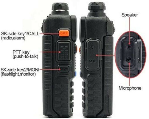 Digital Handheld Radio Scanner Fire Police VHF FM EMS Ham 2-Way Transceiver Dual - Picture 8 of 10