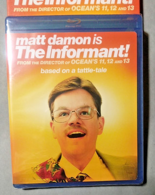 The Informant! Blu-ray , DVD, Digital Copy Combo, Factory Sealed, Free Shipping