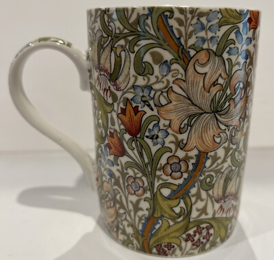 VGC The Leonardo Collection Tea Coffee Cup Mug. Lilly Flower Print. 10 oz