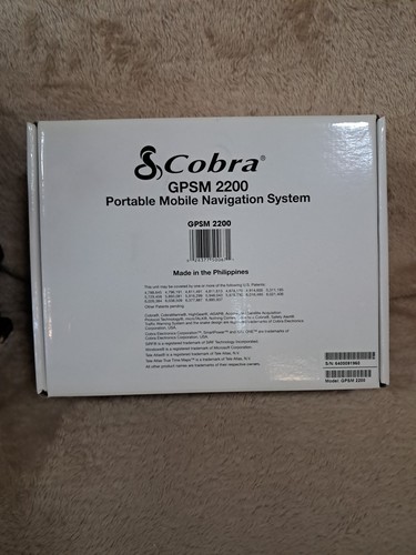 Cobra GPSM 2200 Portable Mobile Navigation System Touch Screen GPS Bundle - Picture 8 of 8