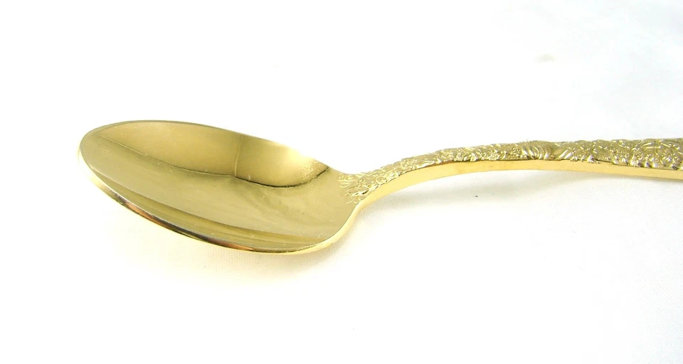 Viners Von Sheffield Gold Elektroplatte VS12 Teelöffel - Bild 3 von 4