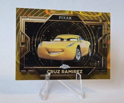 2025 Topps Pixar Gold #67 Cruz Ramirez Gold Lava Etch Refractor /10