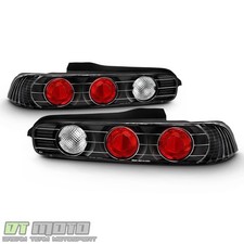 Black 1994-2001 Acura Integra Hatchback Tail Lights Brake Lamps Leftright Pair