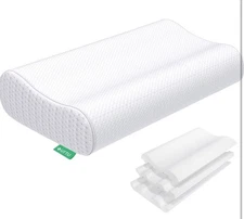 UTTU Sandwich Pillow Memory Foam for Side Back Stomach Sleeper NEW