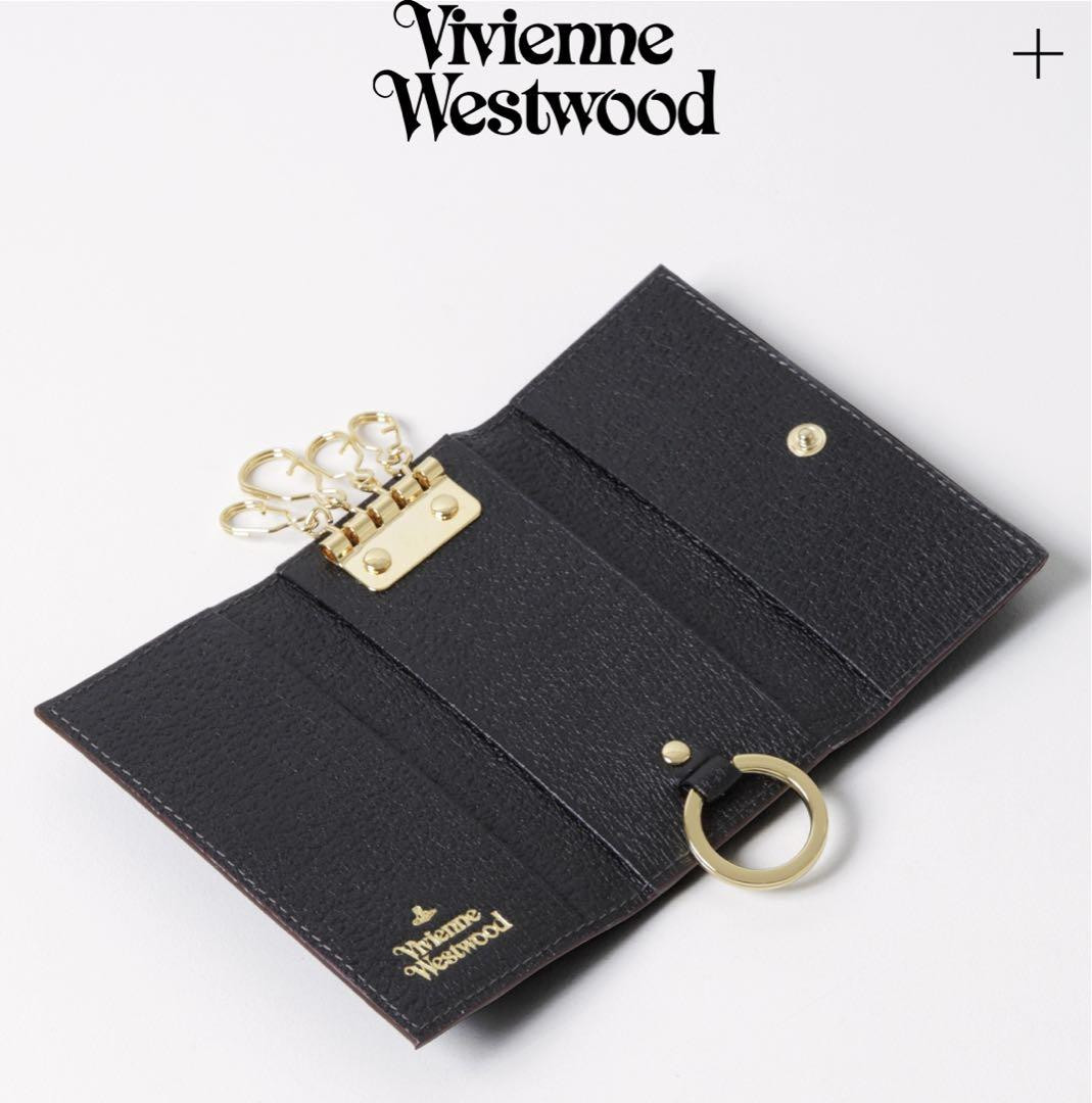 Vivienne Westwood ヴィヴィアン MILANO KEY CASE BLACK Vivienne Westwood 4-Row Key Case Black | eBay