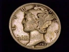 1929-D  Mercury Dime, Very Good Grade