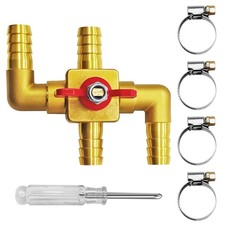 Solid Brass 5/8'' 4-Way Heater Control Valve – Automotive Heater Core Bypass Kit