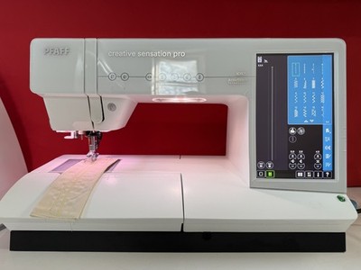Pfaff Creative Sensation Pro -- PROFESSIONALLY SERVICED/LOW HOURS/GREAT SHAPE