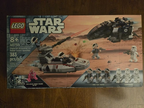 LEGO Star Wars Imperial Dropship vs. Rebel Scout Speeder 40755  Sealed Bags Read