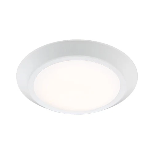 Quoizel VRG1608 Verge 8"W LED Flush Mount Ceiling Fixture - Nickel - Picture 8 of 12