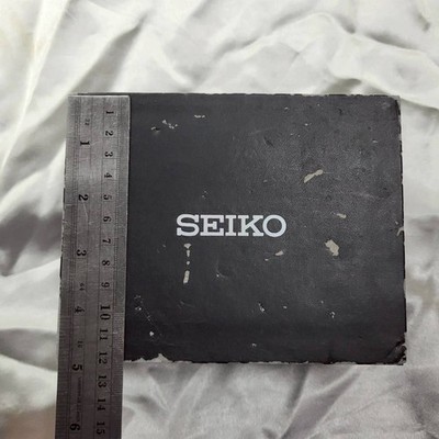Genuine Seiko Watch Box Prospex Padi Black Box Used 5x6x3 Inches
