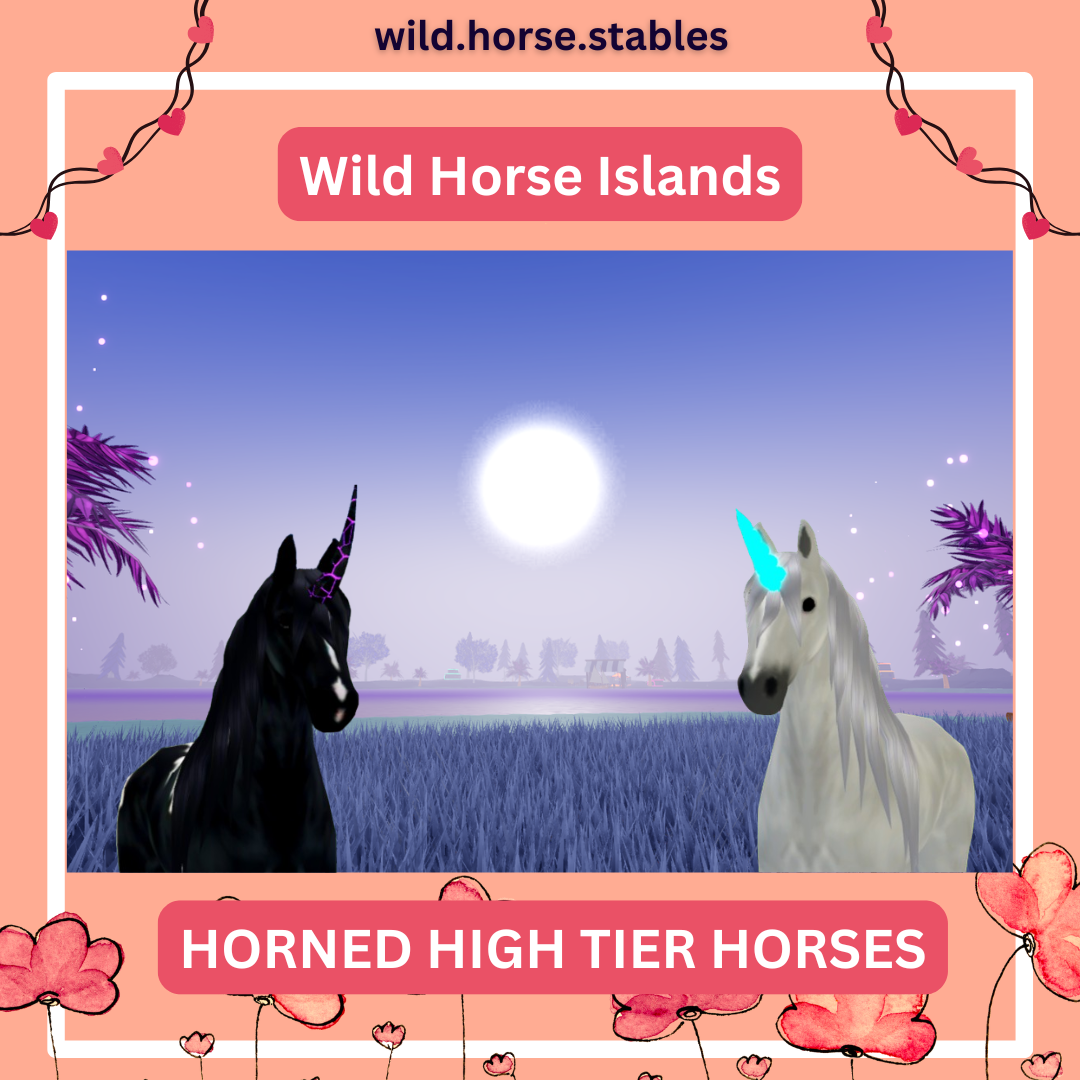 Wild Horse Islands - Horned High Tier Horses (Regular Horns) | eBay