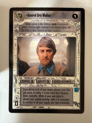 Star Wars CCG - General Crix Madine - Endor