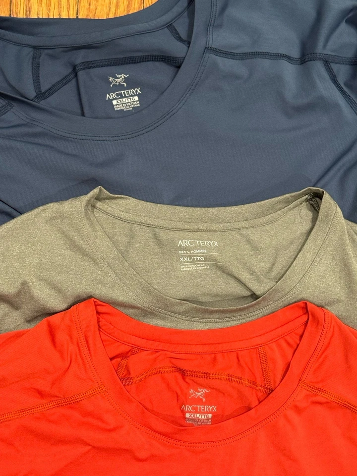 Lote 3 camisetas manga corta ARC’TERYX para hombre 2XL ** Ver última foto** Foto 3 de 4