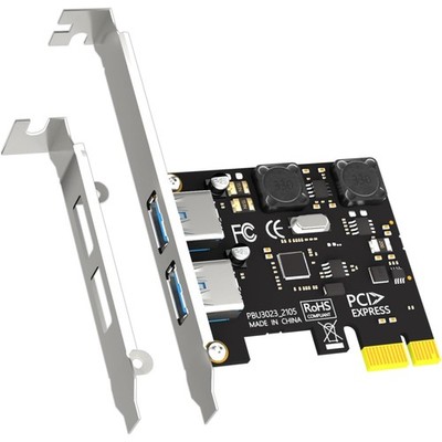 U3023 2-Port PCIe USB A Erweiterungskarte USB 3.2 Gen 1, Kompatibel mit Windo...