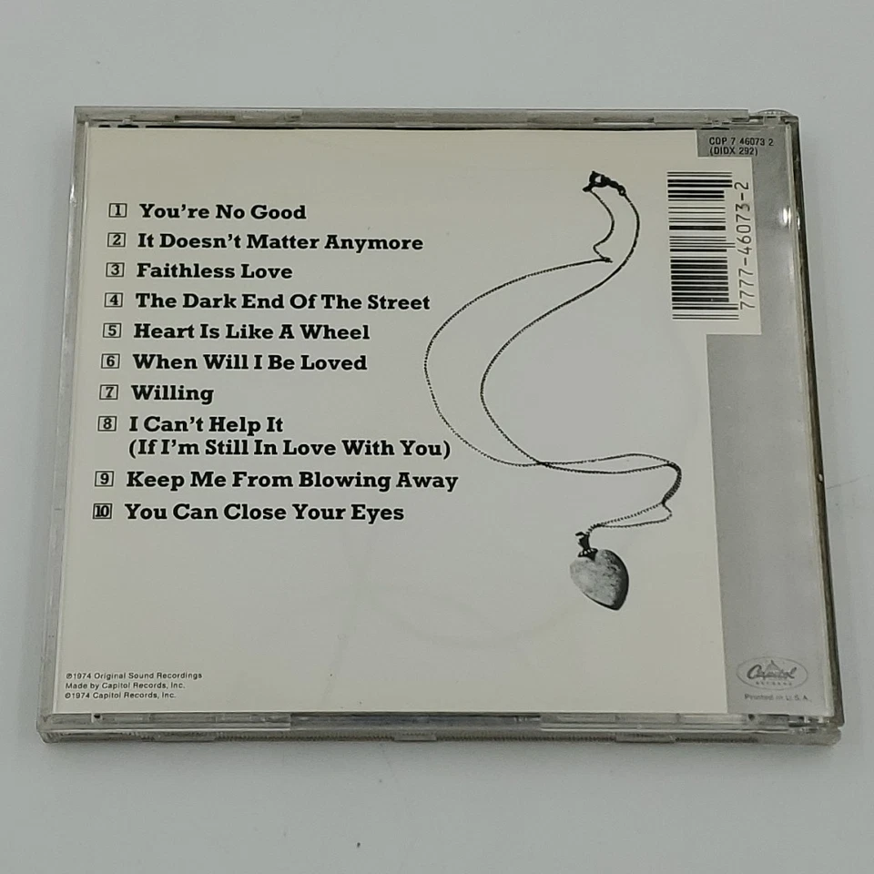 Linda Ronstadt - Heart Like a Wheel (1974) CD Capitol Records Clean Disc Classic Foto 2 de 4