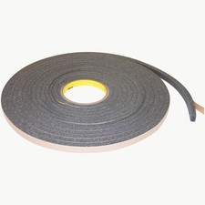 3M Urethane Foam Tape 4317 Charcoal Gray, 1/2 in x 9 yd - Pack of 18 