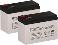 APC BR1000G UPS Compatible Battery Pack of 2, 12V 7.5Ah