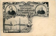 Gruss aus Lindau - Augsburger Liedertafel 1898 - Künstler-AK Eugen Felle -606406