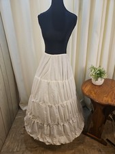 Under Cover Hoop Skirt Petticoat Adjustable Waistband Up To 40  Costume Cosplay