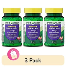 (3 pack) Spring Valley Melatonin Sleep Support Dietary Supplement Tablets🎁