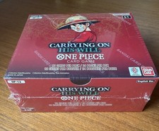 One Piece Carrying On His Will OP-13 English Booster Box Factory SEALED Bandai