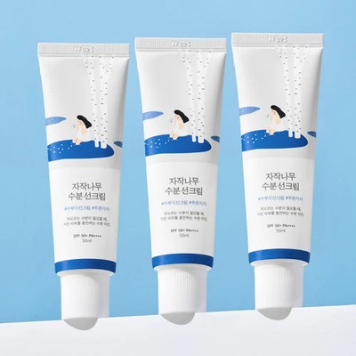 [3SET] ROUND LAB Birch Juice Moisturizing Sunscreen50ml (SPF 50+,PA++++)