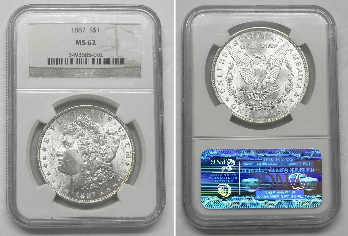 1887 Year Morgan US Dollars (1878-1921) for sale | eBay