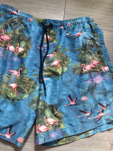 Short de bain homme Marks And Spencer’s taille L imprimé flamant rose  - Photo 4/7
