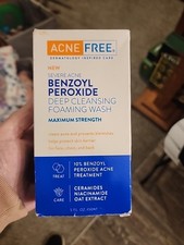 Severe Acne 10 Benzoyl Peroxide Deep Cleansing Foaming Wash 5oz Ex 03/2026