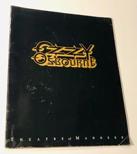 VTG 1981-1992 Ozzy Osbourne Theatre Of Madness No More Tears Tour Book Program