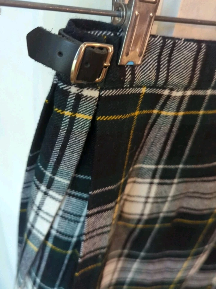 Nuevo Vestido O'Neil of Dublin Falda Escocesa 34 Edad 10/11 Plisado Kilt Irlanda Gordon  Foto 4 de 4