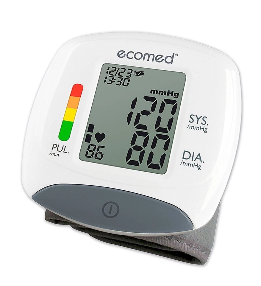 Medisana Health Care präzises digitales Ecomed-Blutdruckmessgerät für Handgelenk BW-82E