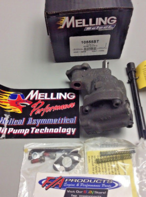 #ad Melling 10555ST Small Block Chevy Shark Tooth High Volume High Pressure Oil Pump $201.50