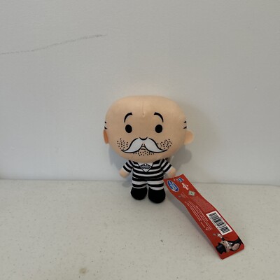 Mr. Monopoly Uncle Pennybags Chibi Plush 7'' Stuffed Doll Toy Factory Jail Bird