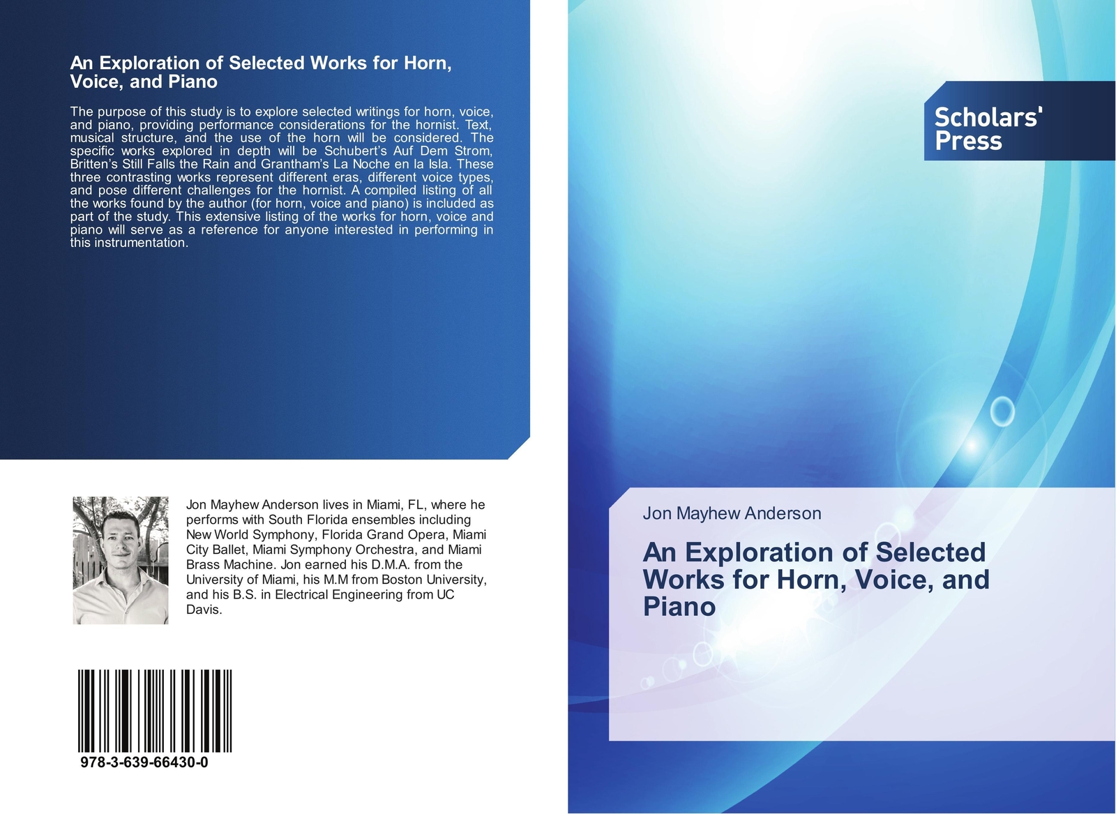 Thumbnail - Jon Mayhew Anderson | An Exploration Of Selected Works For Horn,