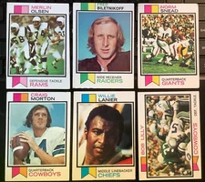 1973 Topps Football Cards - YOU PICK - Complete your Set! #300-#526